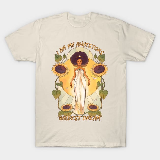 Black Girl Queen Sunflower Dream